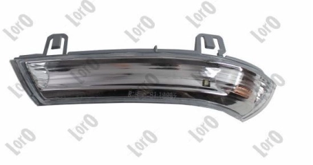 Фонарь указателя поворота лев (в зеркале, прозрачный, LED) VW: GOLF (03-09) / PASSAT (03-11) / SHARAN (03-10) / SKODA: SUPERB (02-08) / ALHAMBRA (09-10) (Производство: ПОЛЬША)