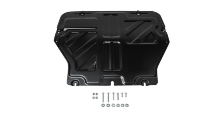 Защита картера и КПП комплект крепежа, Сталь, Volkswagen Caravelle2003-2015, 2015-,Volkswagen Multivan 2003-2015,2015-,Volkswagen Transporter 2003-2, 2015-