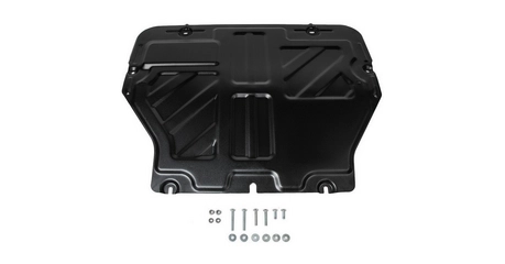 Защита картера и КПП комплект крепежа, Сталь, Volkswagen Caravelle2003-2015, 2015-,Volkswagen Multivan 2003-2015,2015-,Volkswagen Transporter 2003-2, 2015-