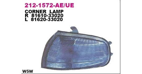 Фонарь указателя поворота лев TOYOTA: CAMRY 92-95