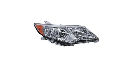 Фара прав TOYOTA CAMRY (XV50), 12 - 14 HYBRID/LE/XLE, (12-), механический, хром, H11/HB3, SAE (USA TYPE), с лампами накаливания