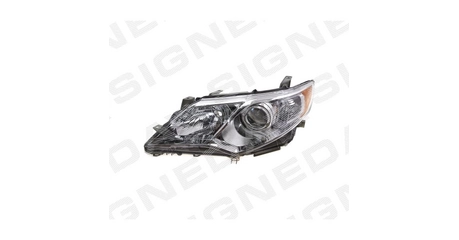 Фара лев TOYOTA CAMRY (XV50), 12 - 14 HYBRID/LE/XLE, (12-), механический, хром, H11/HB3, SAE (USA TYPE), с лампами накаливания