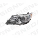 Фара лев TOYOTA CAMRY (XV50), 12 - 14 HYBRID/LE/XLE, (12-), механический, хром, H11/HB3, SAE (USA TYPE), с лампами накаливания