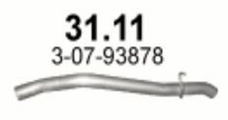 Глушитель задн труба VOLVO: C30/S40/V50