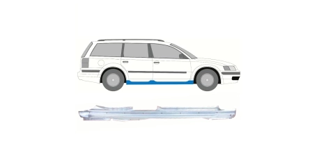 Порог кузова прав VW PASSAT B5 (10/1996-02/2005) мод 4/5 дв