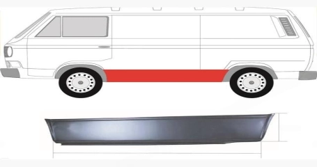 Панель ремонтная лев TRANSPORTER Т3 79-90