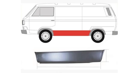 Панель ремонтная лев TRANSPORTER Т3 79-90