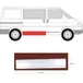 Панель кузова двери сдвиж нижн часть VW: TRANSPORTER Т4 90-03 Дания