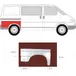 Крыло заднее правое (короткий) VW T4 90-03 Дания
