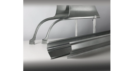 Арка задняя правая загиб под дверь, из оцинкованной стали