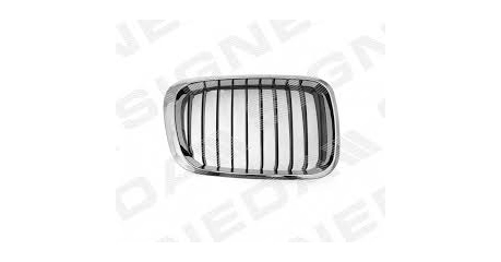 Решетка радиатора прав BMW: 3 (E46) 98-01 (хром/чёрн) (седан)