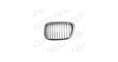 BMW-5 (E-39) 00 - 03  Решетка рад-ра хром М5 L