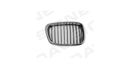 BMW-5 (E-39) 00 - 03  Решетка рад-ра черн. с хром рамкой R