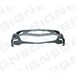 Chevrolet Malibu  16-19 Бампер пер. ( с отв для омыват.грунт. черн )
