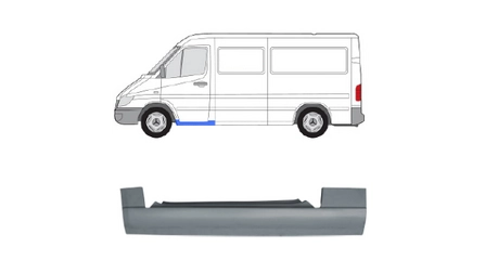 VW LT 96-06 Порог под пер. дверями. L ( Польша )