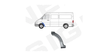 VW LT 96-06 Арка пер.крыла зад.часть L ( Польша )