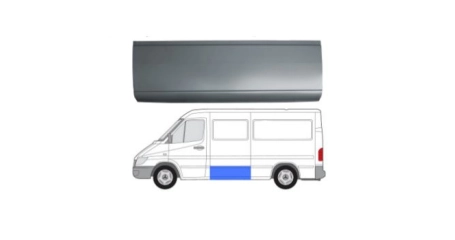VW LT 96-06 Панель бок. L  40 cm.