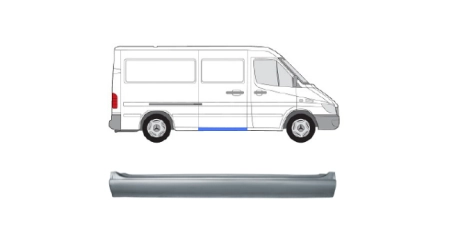 VW LT 96-06 Порог под раздв. Дверь ( Польша )