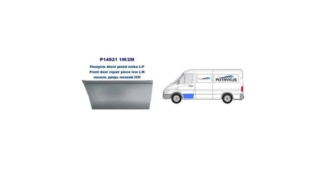 VW LT 96-06 Панель пер. Дв. Ниж. Часть L 30см (Польша)
