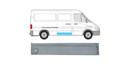 VW LT 96-06 Дно бок двери.