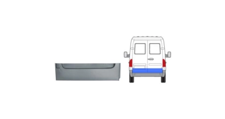 VW LT 96-06 Панель зад. Дв. Ниж. часть L 20 cm.