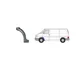 VW Transporter T4 90-96 Арка пер.крыла L зад.часть (Польша)