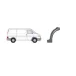 VW Transporter T4 90-96 Арка пер.крыла R зад.часть (Польша)