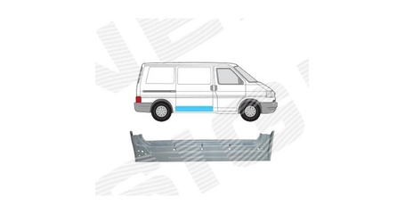 VW Transporter T4 90-96 Дно бок. двери ( Польша )