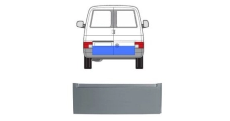 VW Transporter T4 90-96 Панель зад дв. ниж часть L 24 cm (Польша)