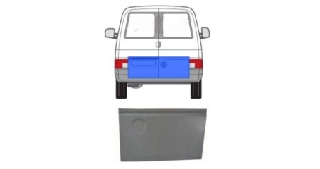 VW Transporter T4 90-96 Панель зад дв. ниж часть R 43 cm (Польша)