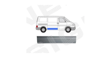 VW Transporter T4 90-96 Панель бок. Дв.ниж.часть 26 см ( Польша )