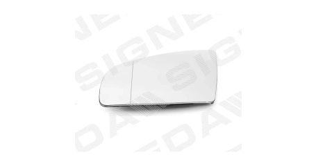 Audi-(A4) 00-05 Стекло зеркало с подс. Ел/п-в/сфер. L