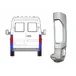 VW LT 96-06 Задний угол под фонарь 1/2 высокий  R