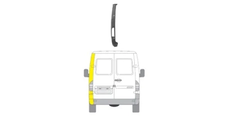 VW LT 96-06 Задний угол под фонарь L (До Крыши)