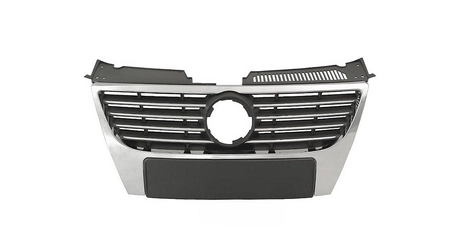 Решетка радиатора VW: PASSAT B6 06- черн с хромированной рамкой