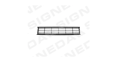 VW Passat (B7)  11-14  Решетка в бампер центр (с черн.молдинг)